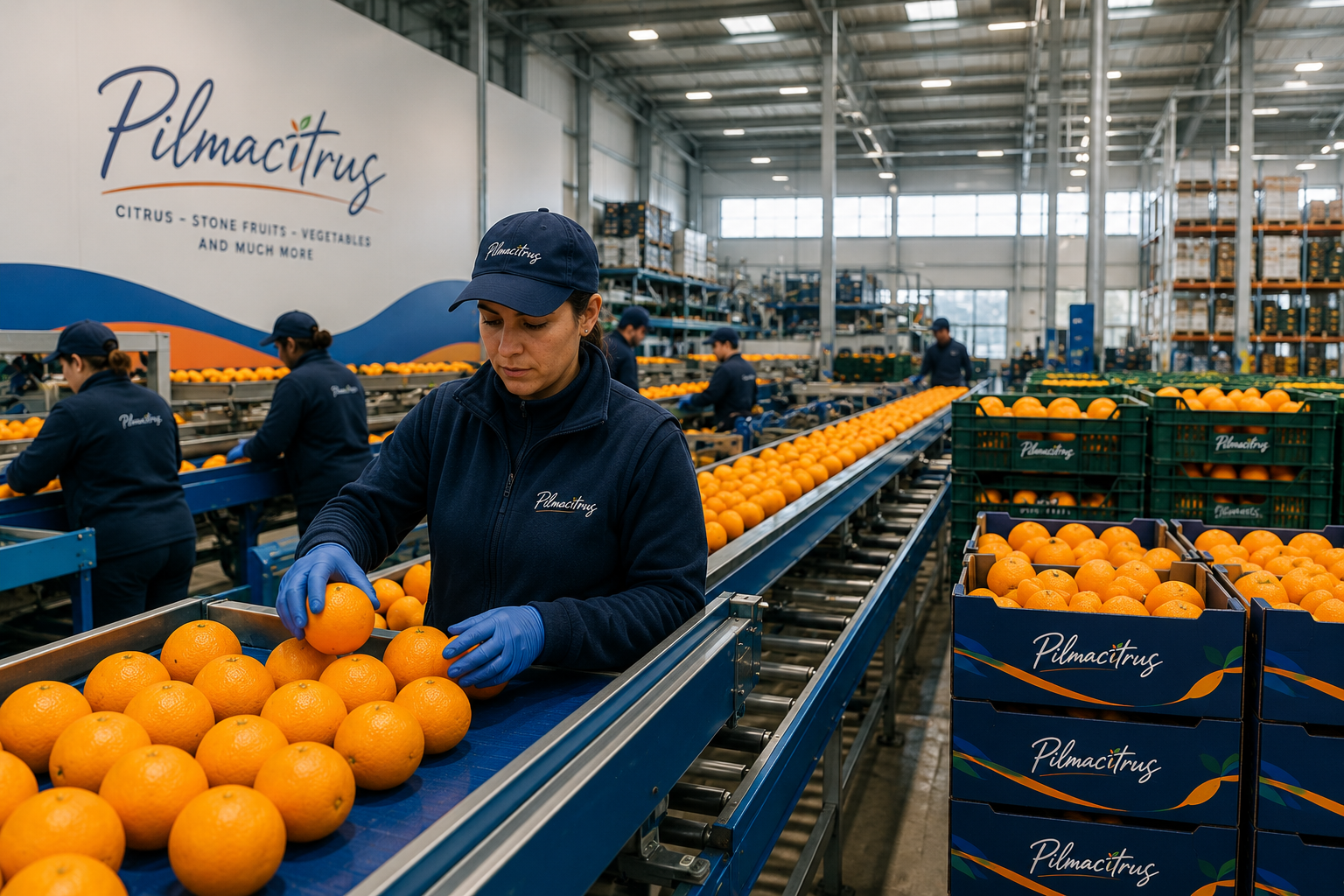 Planta de procesado Pilmacitrus con control de calidad en línea